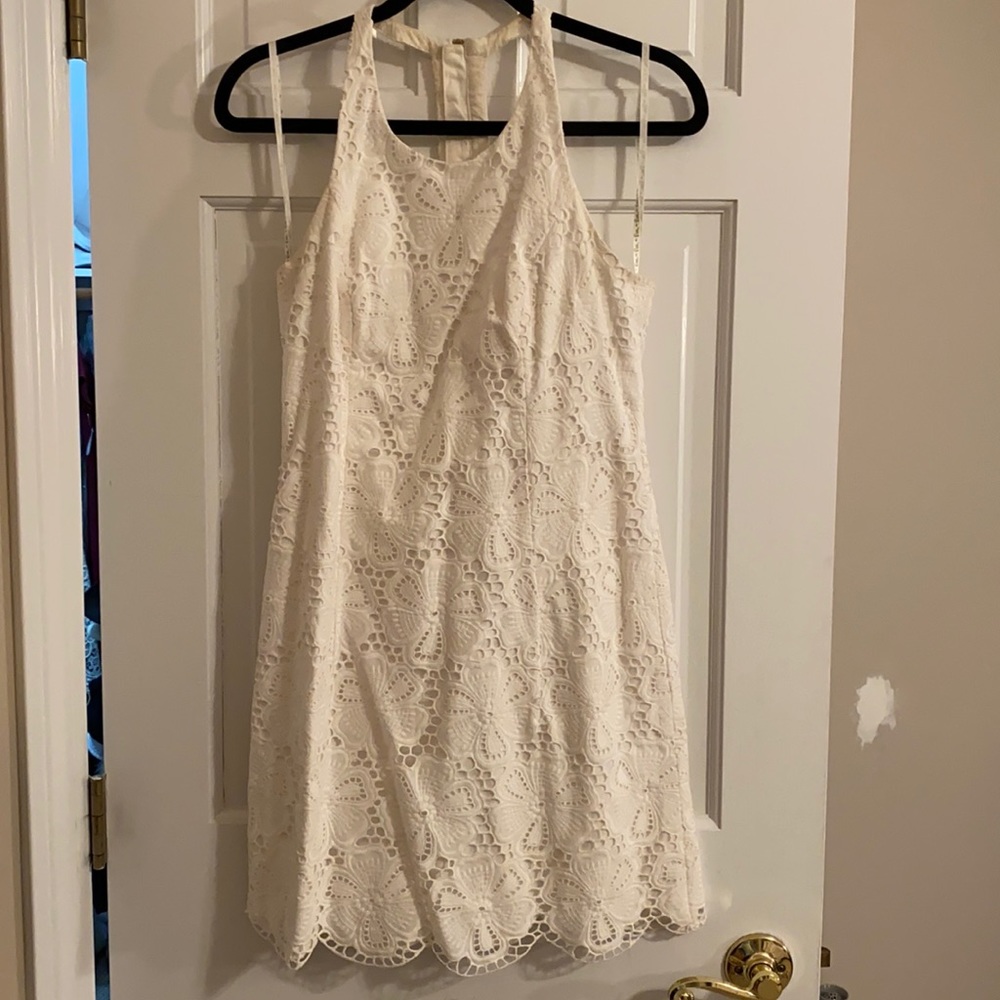 Lily Pulitzer White Lace Shift Dress